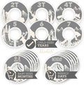 Kids Clothes Closet Organization, Hanging Size Dividers: Months & Years, Baby Toddler Children Girl Boy Neutral Gray Tan Woodland Animal Outdoor Mountain Forest Safari Explorer Nursery Room Décor Gift