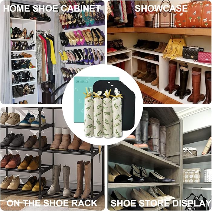 Boot Shapers for Tall Boots Women,Boot Trees Cedar Freshner,Inserts Boots Support for Women 100% Cedar Wooden Sachets Bags