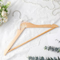 Bride Wedding Dress Pearl Mrs. Hanger with Pearl Ribbon Bow Elegant Wooden Dress Hanger to Be Ideal Keepsake for Wedding Day Gift(Brown,Bride)