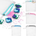 Mini Mesh Laundry Pods Anti-Sticking Bag, 4 PCS Scent Beads Laundry Bags Mini Laundrys Pods Dissolution Protection Bag, Durable Washing Machine Wash Bags for Scented Beads Storage