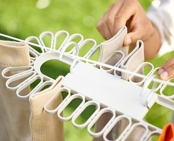 Joseph Joseph Petal 32-Piece Small Item Drying Hanger Rack for Socks and Underwear