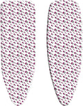 Minky Homecare SmartFit Supersize Reflector Ironing Board Cover with Heat Reflective Surface – Fits Extra Large Ironing Boards up to 57 x 21 Inches (White/Multicolor)