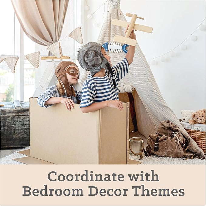 Kids Clothes Closet Organization, Hanging Size Dividers: Months & Years, Baby Toddler Children Girl Boy Neutral Gray Tan Woodland Animal Outdoor Mountain Forest Safari Explorer Nursery Room Décor Gift