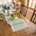 Table Runners 119 Inches,Waterproof Boho Table Runner with Tassel Fringe,Table Runner for Party Coffee Table