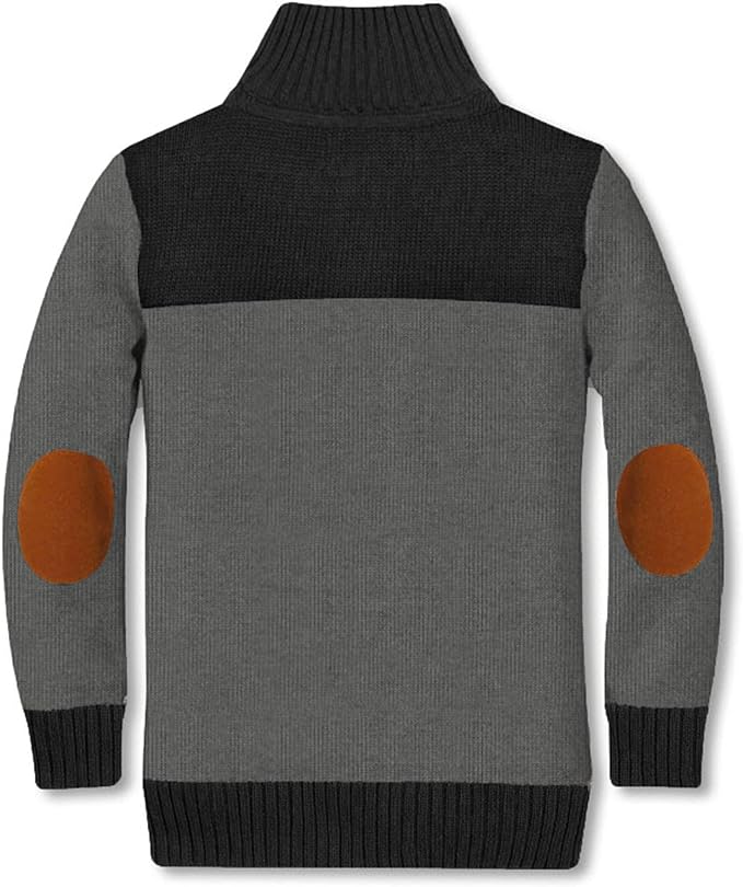 Gioberti Kids and Boys 100% Cotton Button Down Collar Knitted Pullover Sweater