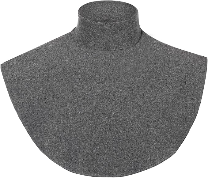 Turtleneck Dickey Extra Large Fake Collar Detachable Dickey Collar Half Mock Turtleneck for Men Women