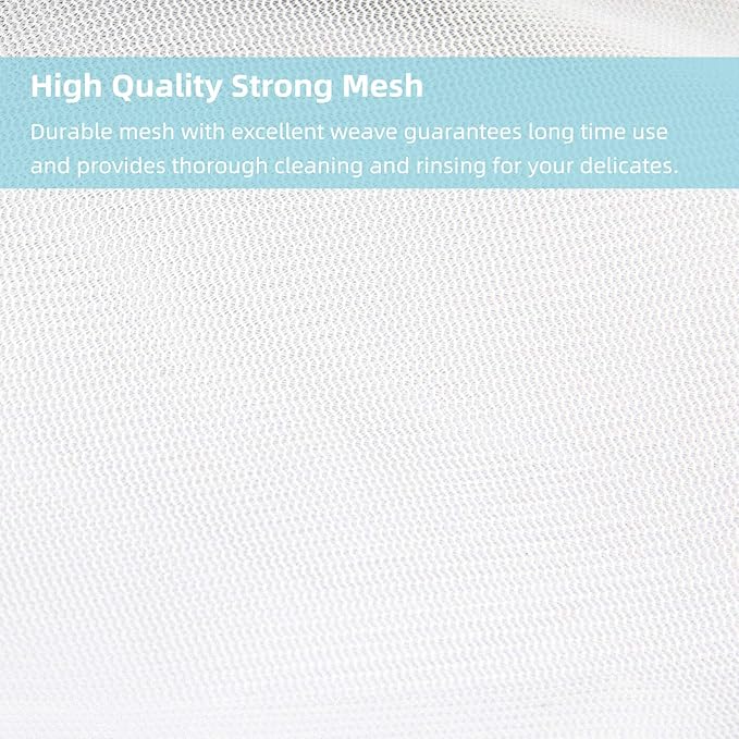 GOGOODA 2 Pack Extra Large Mesh Laundry Bag 43 x 35 in – XXXXL Washing Bag for Bedding, Blankets, Clothes, Pet Items, Travel & Storage – Washer Protector Bag for Washing Machine