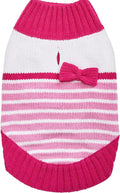 Blueberry Pet Pinky Princess Designer Chenille Dog Sweater in Pinky Princess, Back Length 20", Pack of 1 Clothes for Dogs