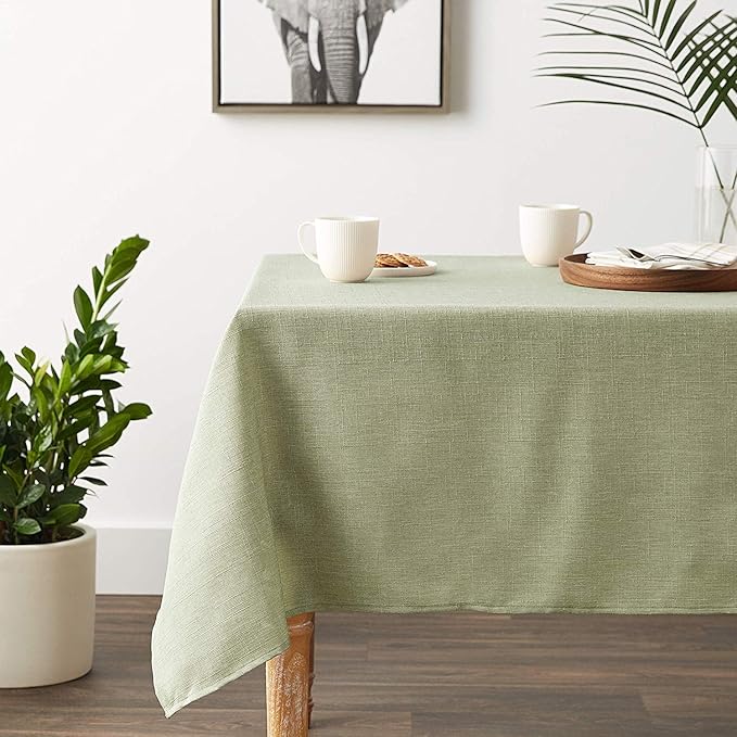Euro Linen Vintage Design Tablecloth - 60" x 84" - in Mint
