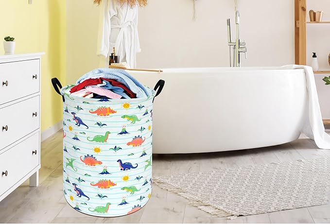 Round Laundry Basket Storage Bins Nursery Hamper Gift Baskets for Home,Office,Home Decor