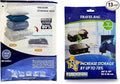 13 Combo Pack Vacuum Storage Bags (9 Large Size 36"X28" and 4 Travel Bags Size 24"X16") for Storage Organization
