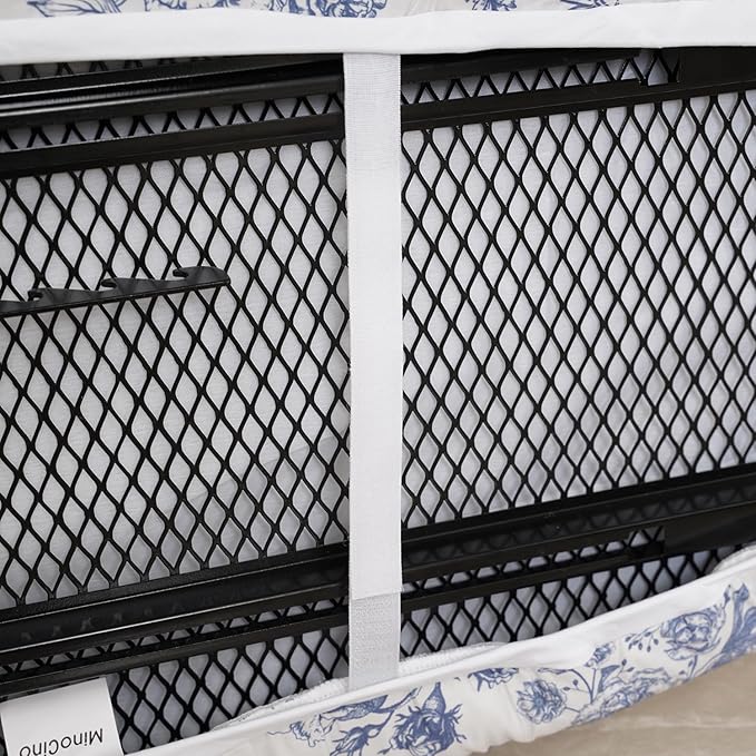 Ironing Board Cover and Pad 15x54”, Iron Board Cover with 6mm Thick Felt Padding, Drawstring, Hook and Loop Fasteners, Floral & Butterflies