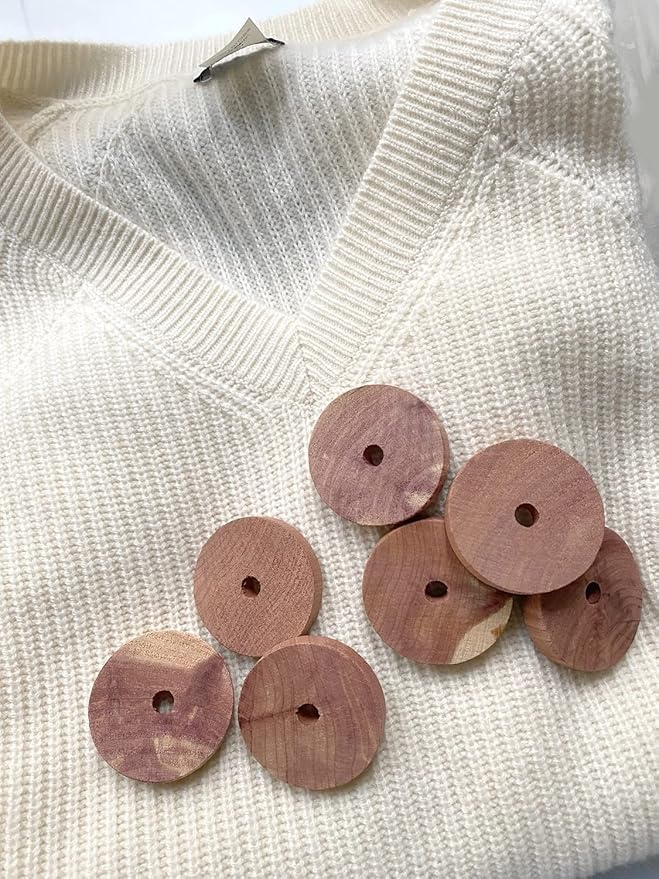 Cedar Elements Closet Storage Accessories (Cedar Hanger Rings 20/PK)