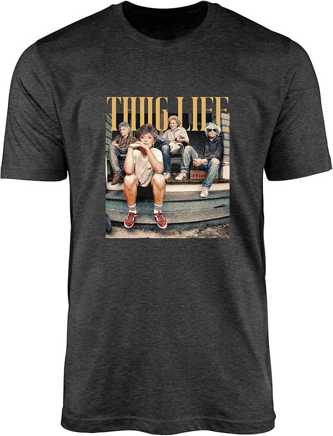 Stay Golden Graphic T-Shirt for Women - Thug Life - Comfortable Cotton Blend Tee - Standard Fit Short Sleeve Top