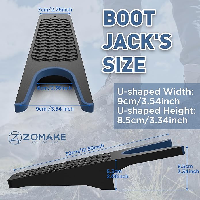 ZOMAKE Boot Jack,Boot Remover for Cowboy Boots,Boot Puller Boot Take Off Helper Boot Removal Tool for Men,Shoe Remover Helper