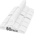 60 Pack Baby Clothes Hangers - Toddler Hangers for Kids 11.4" x 6.7" Premium PP Material Stackable with Anti-Slip Grooves, Baby Hanger for Infant Onesie Towels Standard Closet Hanger, White