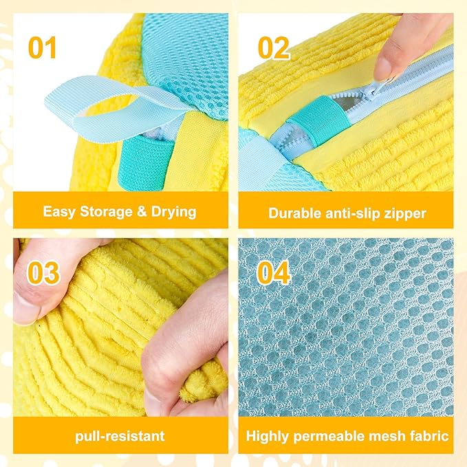 Shoe Washing Machine Bag,Laundry Shoe Bag For Washer And Dryer,Shoe Washing Bag for Washing Machine, Shoe Cleaning Bag For All Shoe Types Reusable Shoe Washing Bag (Grey 2pcs)