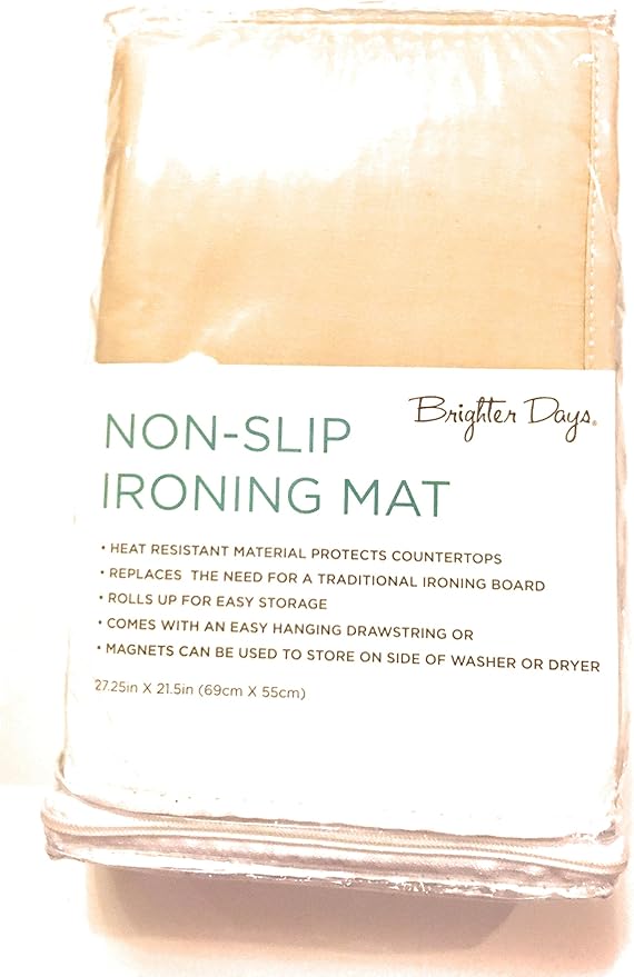 Brighter days Non-Slip Ironing Mat (Ivory)