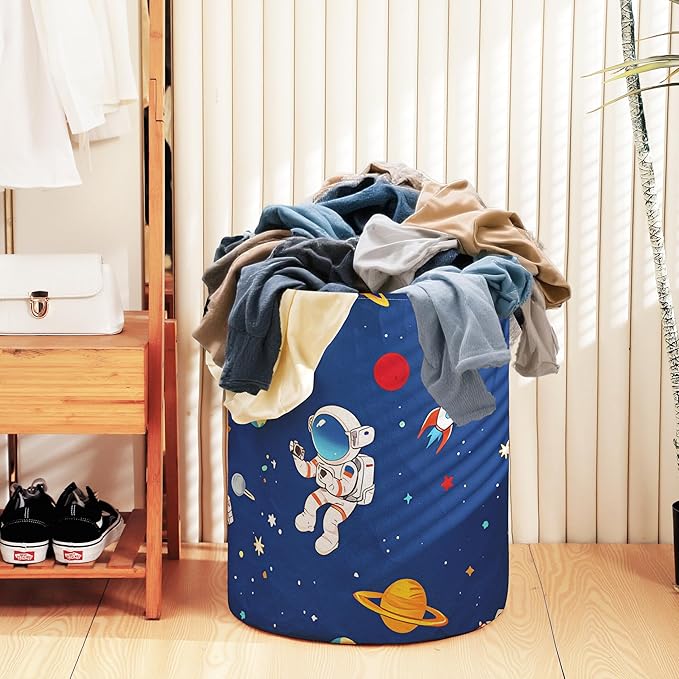 Clothes Blankets Towel and Toy Storage Bag for Bedroom,Laundry Basket With Handles,Dirty Clothes Hamper For Bathroom,Living Room Closet Organizer