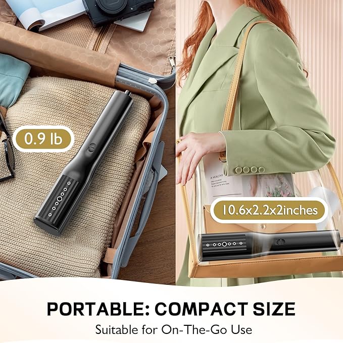 3 In 1 Travel Steamer Iron for Clothes, 900W Portable Clothing Garment Steamer, 0.9lbs Lightly, Travel Size, 10 Minutes of Continuous Steam, 120V Mini Handheld Clothes Steamer for Travel & Home