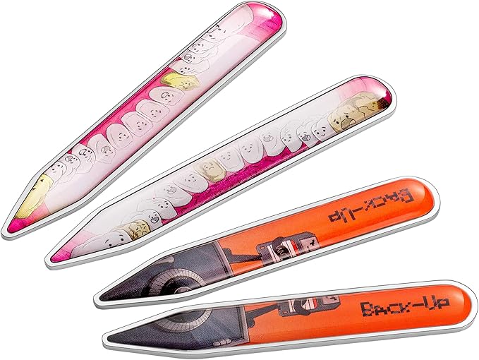 Stainless Steel Collar Stays for Men | Collar Insert Set Made with Surgical Grade Stainless Steel