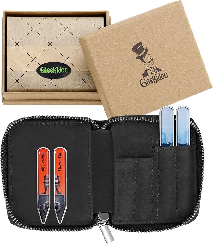 Stainless Steel Collar Stays for Men | Collar Insert Set Made with Surgical Grade Stainless Steel