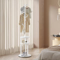 VECELO Coat Rack Freestanding, Entryway Hanger Stand, Umbrella Holder