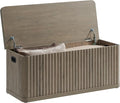 SICOTAS Storage Bench 40.2" Wide Shoe Bench with Lift Top Large Wooden Storage Chest Trunk Modern Blanket Chest with 2 Safety Hinges & Seating for Bedroom Entryway Living Room Hallway