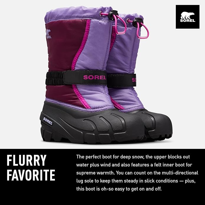 SOREL - Youth Flurry Winter Snow Boots for Kids