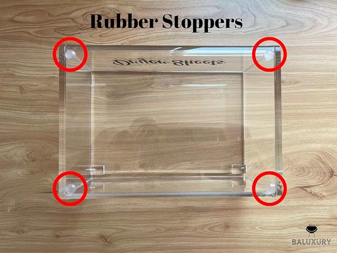 BALUXURY Acrylic Laundry Dryer Sheet Holder, Clear Dryer Sheets Container with Lid for Laundry Room Decor