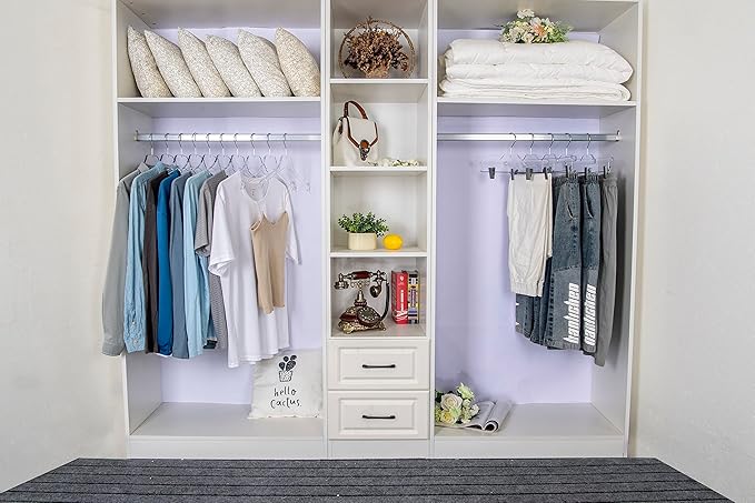 Quality Acrylic Clear Hangers, Made of Clear Acrylic for a Luxurious Look and Feel with Swivel Hook (Clear - Shirt, 5)