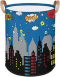 Boys Laundry Hampers for Bedroom Spider Web Collapsible Sturdy Dirty Clothes Basket with Handles for Kids Room Bathroom Living