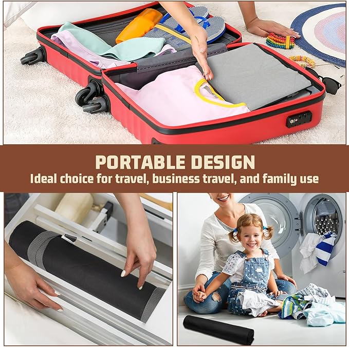 Over The Door Steamer Pad With Heat-Resistant Glove Steamer Board for Clothes Hanging Ironing Board Over The Door Portable Ironing Mat for Home And Travel Use