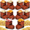 24 Pcs Cowboy Boots Paper Boxes Western Theme Party Decorations Favors Wild West Popcorn Boxes Boot Shape Bag for Cowboy Birthday Bachelorette Baby Shower Party Supplies(Brown)