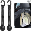 2 Pcs Magnetic Cowboy Hat Clip for Car,Leather Magnet Hat Holder Organizer Hook,Car Headrest Magnetic Hat Hanger for Car,Truck,SUV,Vehicle