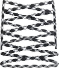 Premium Round Wave Shape Non Slip Heavy Duty Shoe Laces for Hiking Shoes, Boots and Sneakers