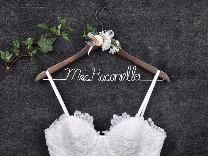 Personalized Bride Hanger, Wedding, Lady, Custom, Honor Maid, Bridesmaid, Doctor, Graduation Dress