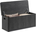 SICOTAS Storage Bench 40.2" Wide Shoe Bench with Lift Top Large Wooden Storage Chest Trunk Modern Blanket Chest with 2 Safety Hinges & Seating for Bedroom Entryway Living Room Hallway