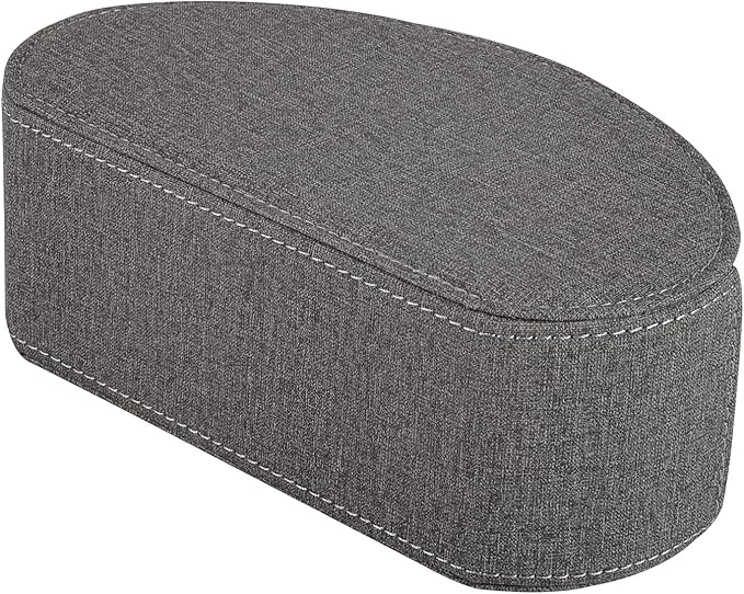 Remote Control Holder,TV Remote Caddy/Box with 5 Compartments,Bedside Table Organizer for Controller,Glasses,makeup brushes,jewelry and Media Player,Pen/Pencil Storage (Grey)