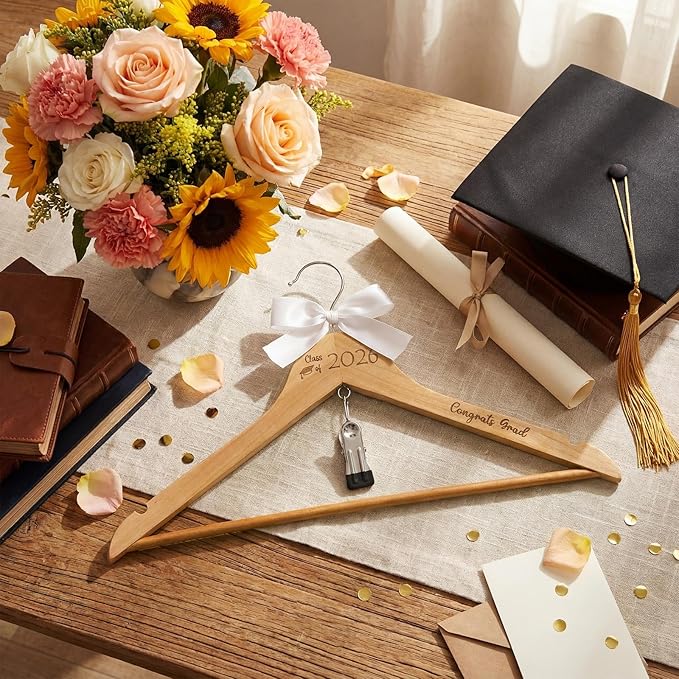 Congrats Grad Hanger for Graduation Gown Sash Class of 2026 Graduation Gift School Grad Hanger Graduate Congratulation Ceremony Keepsake Favor