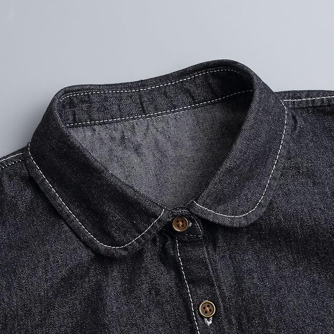 Eforcase Fake Collar Detachable Dickey Collar for Women Denim Fake Collar False Shirt Collar Dickey Collars Faux Collar