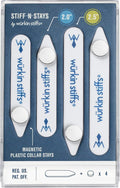 Würkin Stiffs Plastic Magnetic Collar Stays As Seen on Shark Tank | Stiff-N-Stays Collar Inserts