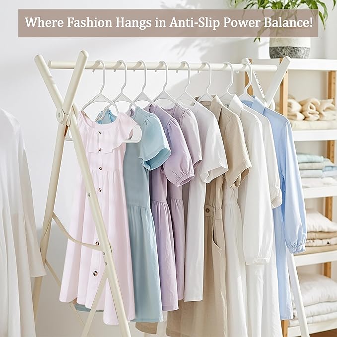 Utopia Home Plastic Hangers 30 Pack - Perfect Space Saving Clothes Hanger - Durable and Strong - Perfect Closet Organizers with Shoulder Grooves (White)