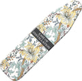 Standard Size Ironing Board Cover and Pad, Full Size Scorch Resistant Padding, 100% Organic Cotton, Heat-Resistant & Washable – Elastic Trim for Easy Installation