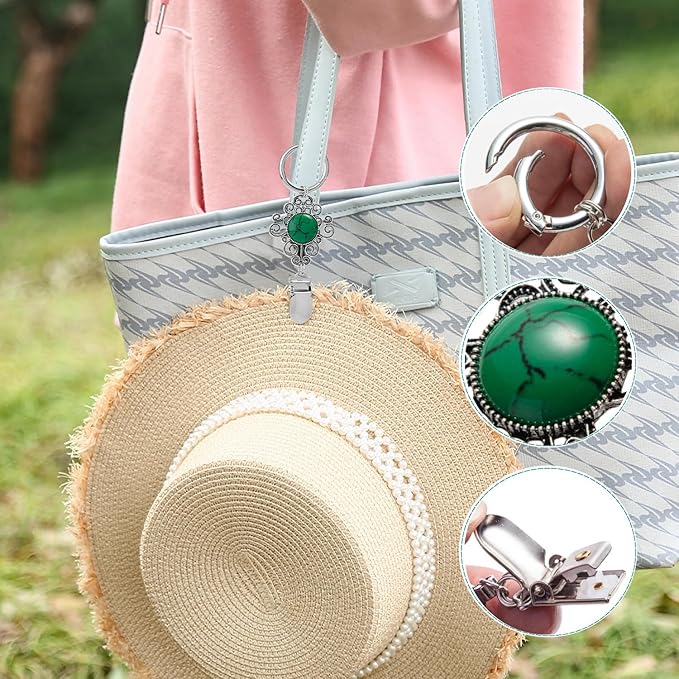 3/4pcs Hat Clip for Travel New Outdoor Backpack Luggage Storage Multi-Purpose Straw Hat Accessory