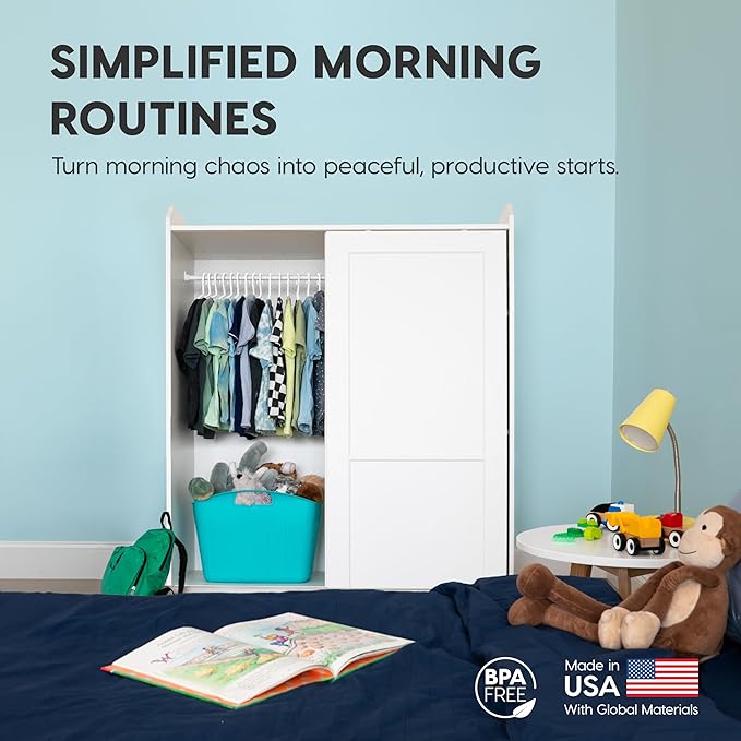 IRIS USA Extra Small Hangers 50 Pack, 11.87" W x 6.75" H, Clothes Hangers with Shoulder Grooves, S- Shaped Design, for Shirt Dress, Durable Flexible, Space Saving Laundry Room Closet Organizer, White