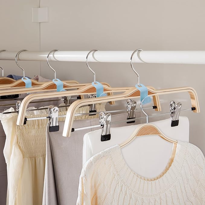 Clothes Hanger Connector Hooks Plastic Cascading Hangers Saving Organizer Hanger Hooks for Heavy Duty Clothes Closet(20 Pieces)