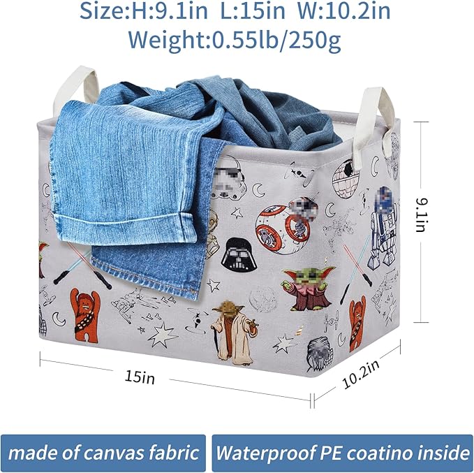 Room Nursery Decor,Baby Laundry Large Hamper Foldable With Waterproof Pe Coating,Dirty Clothes Basket Featuring The Child,Bedroom,Bathroom Set,Toy Bin,Kids Birthday Gifts (Square)