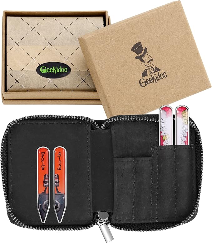 Stainless Steel Collar Stays for Men | Collar Insert Set Made with Surgical Grade Stainless Steel