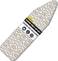 Ironing Board Cover and Pad 18"x54" Extra Thick Natural Cotton, Scorch and Stain Resistant Iron Board Cover,Extra Large Iron Board Cover with Fasteners Heavy Duty Heatproof Elastic Edge Taupe